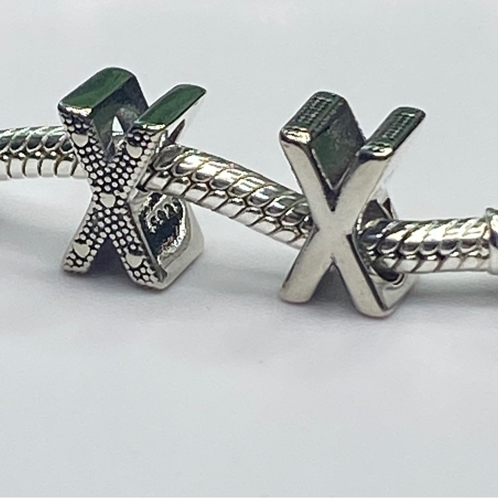 Sterling Silver Letter X Charm